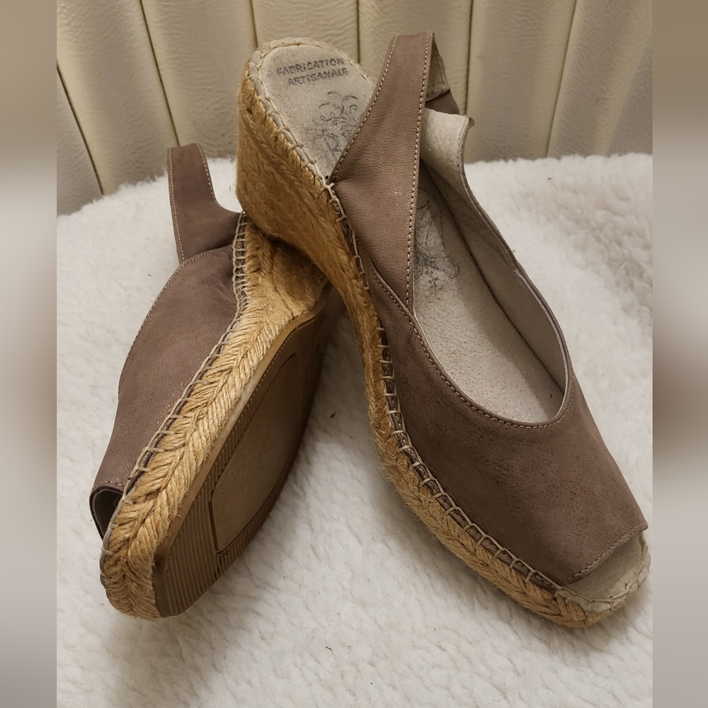 BRUNA fabrication  Artesanale  Espadrilles Sandals Size 9